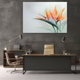 thumbnail image 6 of Mudket Framed Canvas Wall Art Orange Bird of Paradise Tropical Flower Prints Wall Decor Botanical Floral Canvas Print Ready to Hang for Living Room Bedroom Office Pictures - 12"L x 8"W, 6 of 10