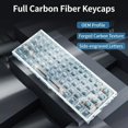 thumbnail image 3 of CEORPER 119 Key Carbon Fiber Texture Side Printed Keycaps For Mechanical Keyboard, 3 of 9