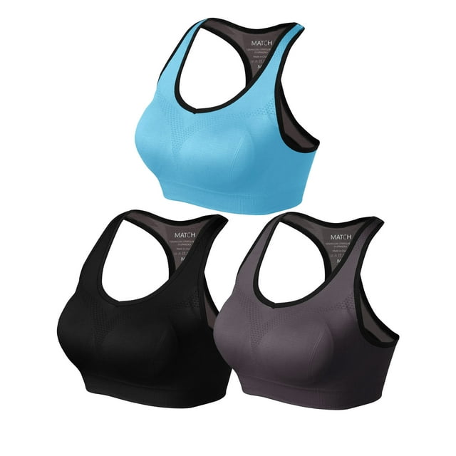 Matchstick Women's Wirefree Yoga Sport Bra