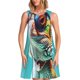 thumbnail image 1 of Fotbe Stylish Sunglasses Iguana Vestido de Verano sin Mangas para Mujer – Vestido Midi Línea A, Estilo Camiseta Floral, Vestido Playero Casual y Fluido, 1 of 7