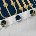 thumbnail image 4 of Feelyou Western Chanukah Hanukkah Black Out Curtains, Vintage Menorah Dreidel Curtains Pack of 2 (42x63 Each), Olive Branch Bedroom Curtains, Curtains and Drapes Room Decor, 4 of 6