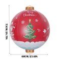 thumbnail image 2 of PEONAVET Christmas Ball Outdoor Christmas Inflatable Ball Decorated Christmas Inflatable Christmas Tree Decorations, 2 of 2