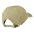 thumbnail image 4 of St. Patrick's Day Clover Embroidered Washed Cap - Khaki OSFM, 4 of 5
