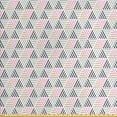 thumbnail image 1 of Geometric Fabric by the Yard Upholstery, Modern Abstract Triangles with Stripe, Decorative Fabric for DIY and Home Accents, Multicolor by Ambesonne, 1 of 4
