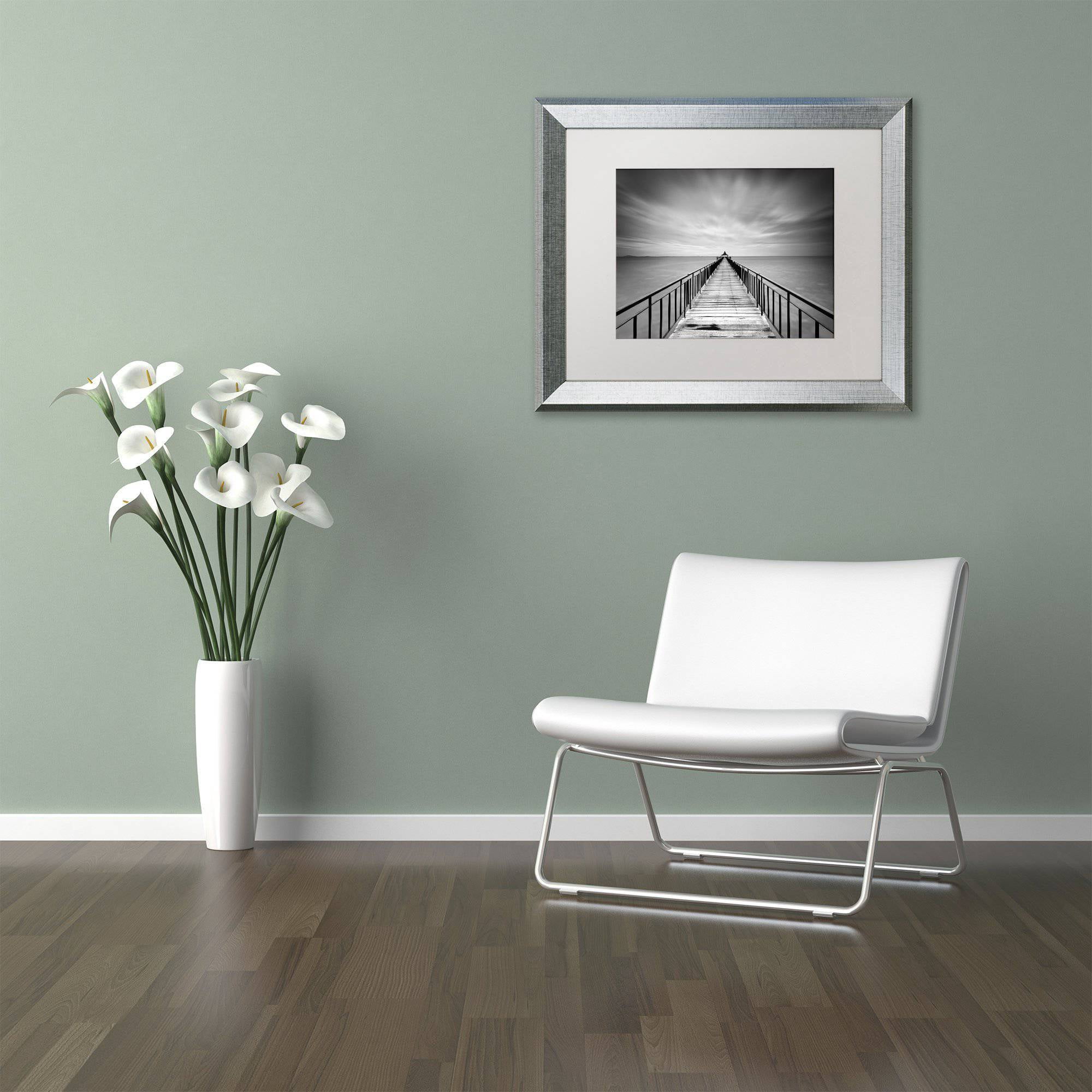 Michael de Guzman 'Withstand' Matted Framed Art