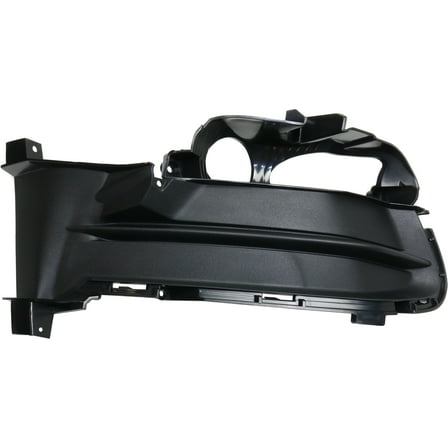 Fog Light Cover Compatible with 2015-2017 Ford Mustang Right Passenger Black