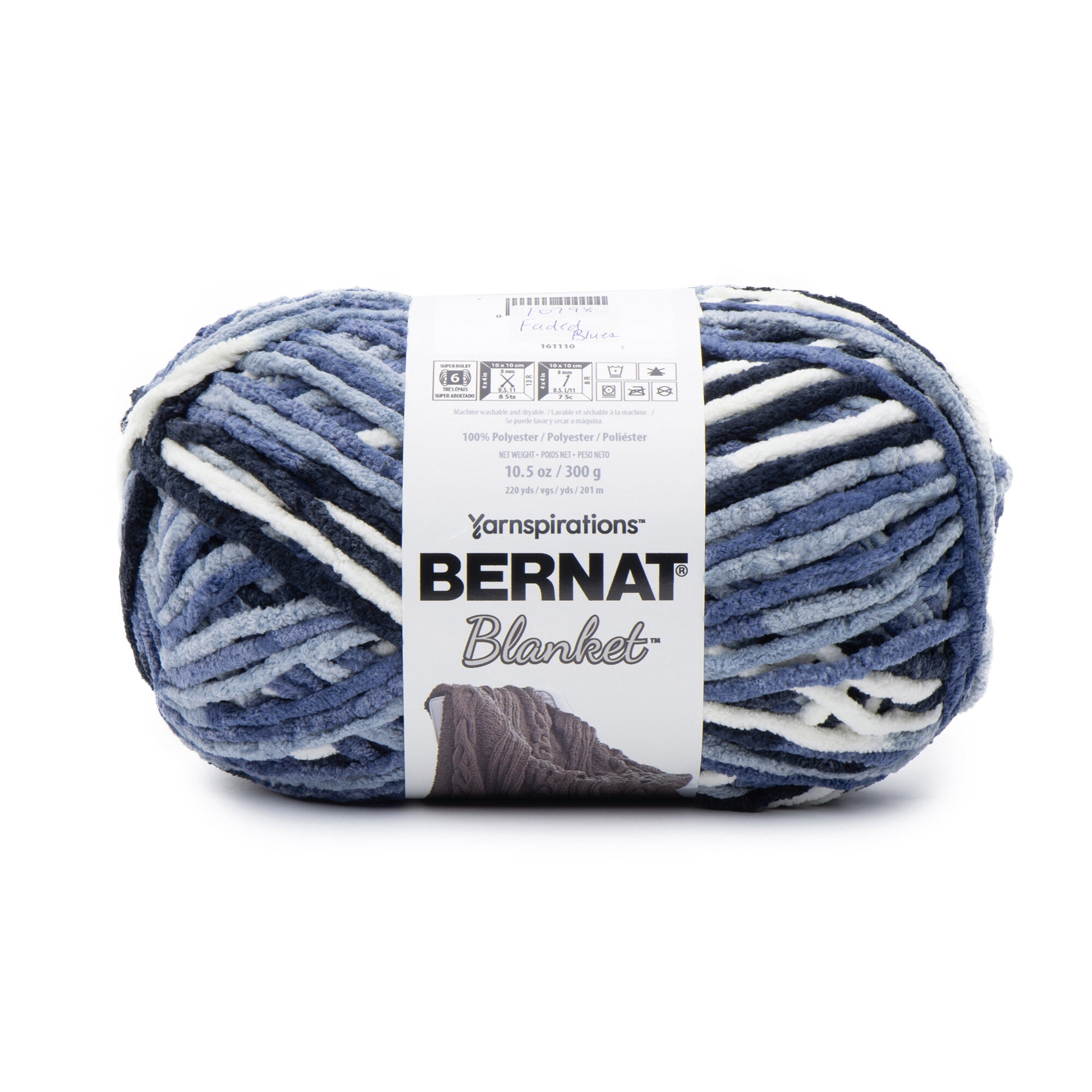 Bernat 10.5oz Super Bulky Polyester Tweed Blanket Yarn