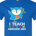 thumbnail image 4 of Inktastic Autism Teacher Owl I Teach Awesome Kids T-Shirt, 4 of 5