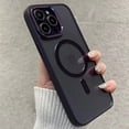 thumbnail image 4 of Luxury For Magsafe Wireless Charging Magnetic Case for iPhone 15 14 Plus 13 12 11 Pro Max Shockproof Bumper Clear Armor Cover, 4 of 5