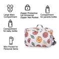 thumbnail image 3 of Bolso organizador para cochecito de bebé con bolsillo aislado, ajuste universal para la mayoría de los cochecitos, 3 of 5