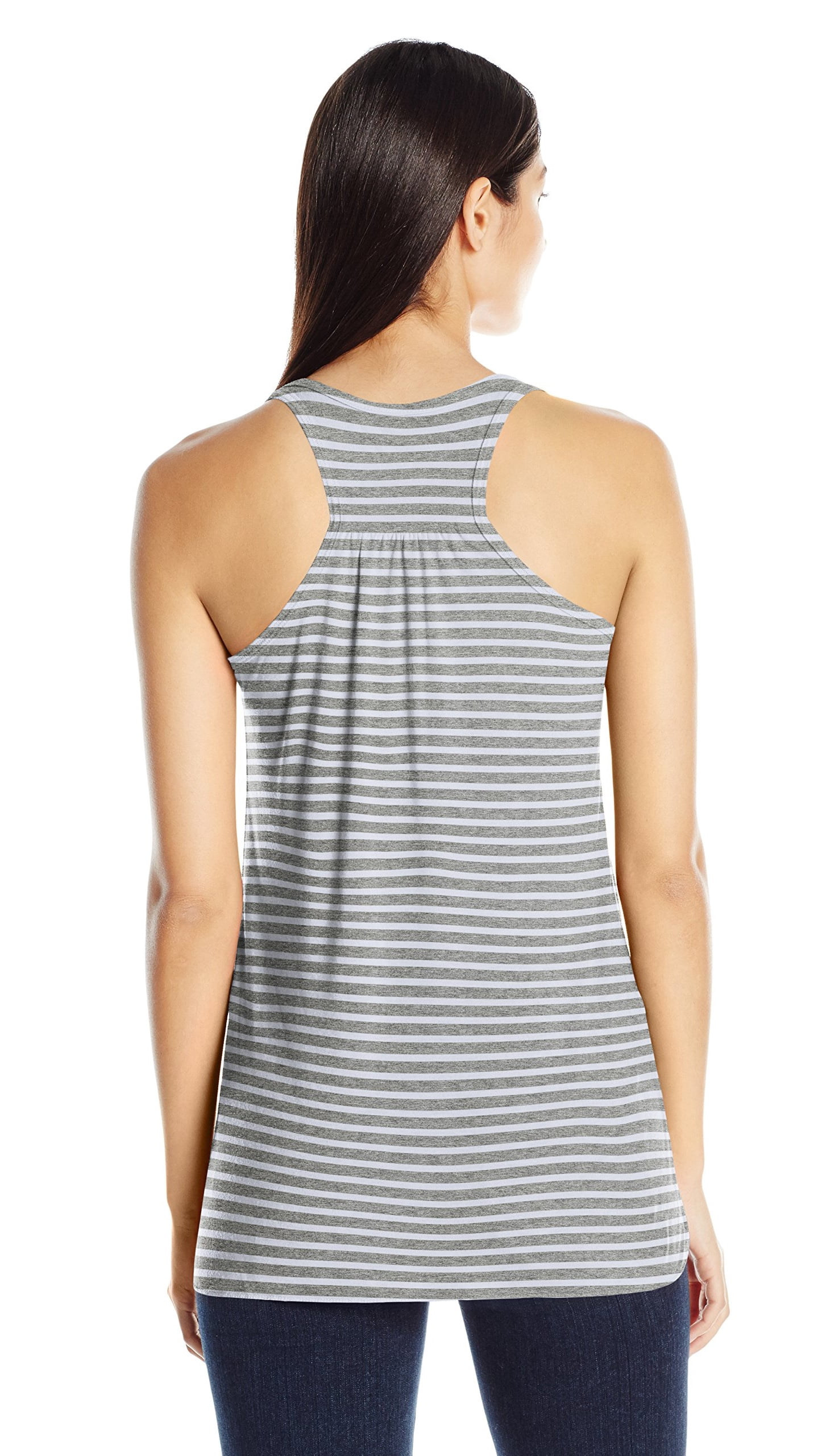 Women's Anchor Printed Flowy Racerback Tank Top