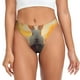 thumbnail image 1 of Balery Flower Meditating Rabbit Tangas de Algodón para Mujer con Estampado – Ropa Interior Sexy, Transpirable, G-string-XX-Large, 1 of 6