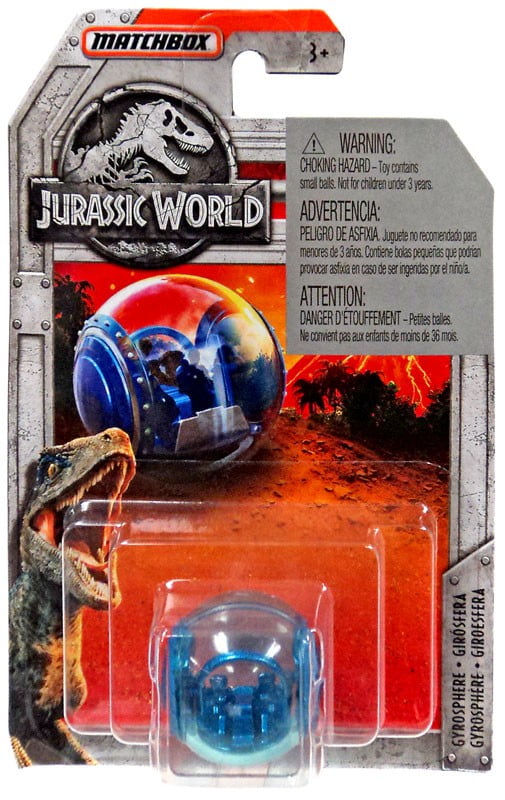 matchbox jurassic world gyrosphere