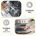 thumbnail image 5 of KORDISEN 5-Pack 36oz Glass Food Storage Containers with Gray Lids, Glass Meal Prep Containers for Leftovers, Lunch and Food Storage, 5 of 6