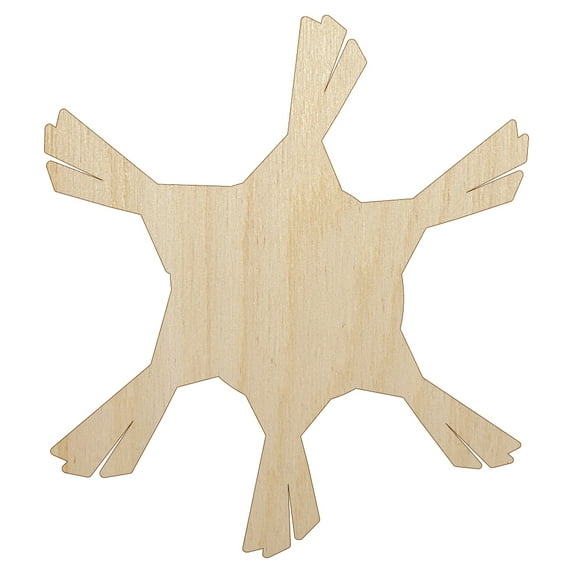 Pinata Solid Party Wood Shape Unfinished Piece Cutout Craft DIY Projects - 4.70 Inch Size - 1/4 Inch Thick