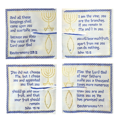 thumbnail image 3 of 3 Arches USA The Blessing Tallit, Messianic Prayer Shawl (Navy Blue-Medium), 3 of 6