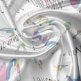 thumbnail image 5 of Ambesonne Cartoon Valance Pack of 2, Unicorn Party Rainbow Stars, 54"X18", Multicolor, 5 of 5