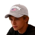 thumbnail image 4 of 250th Anniversary Baseball Cap,1776 2026 Hat with Embroidered USA Flag, Adjustable Snapback Cap for 4th of July, Independence Day, Semiquincentennial and National Holiday Celebration-Beige, 4 of 6
