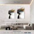 thumbnail image 4 of Elephant Stock Thoughts Of Tomorrow Wall Art - Vertical Multi Panel Canvas - Living Room Wall Decor - Fashion And Beauty Multi Panel - White And Black Decor By Ashvin Harrison - 48" x 74", 4 of 8