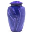 thumbnail image 4 of Eternal Harmony Purple Metal and Velvet Adult Handcrafted Cremation Urn, 4 of 6
