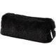 thumbnail image 1 of Estuche de peluche esponjoso para papelería, monedero y neceser de maquillaje para adolescentes, niñas, niños y estudiantes (negro), 1 of 4