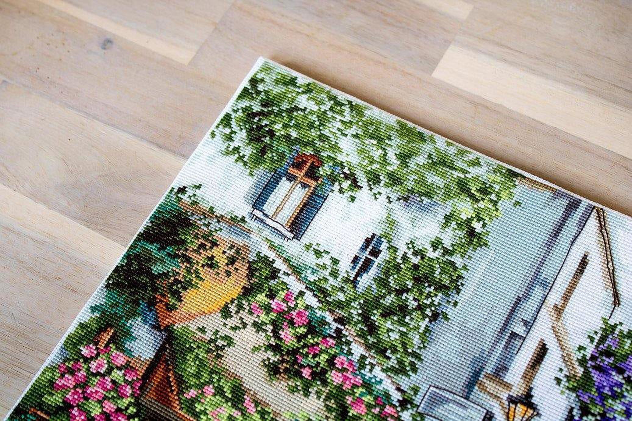 Luca-S Paris in Flowers Counted Cross-Stitch Kit