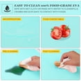 thumbnail image 4 of Doublures de Réfrigérateur Doublures d'Étagère Tapis de Réfrigérateur Lavables Tapis de Cuisine en Silicone pour Réfrigérateur 5 Pcs/ensemble, 4 of 8