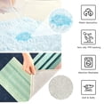 thumbnail image 3 of Yayeee Bath Rug for Bathroom Floor Non Slip Rectangle Fluffy Soft Absorbent Mat, 16"x24", Isometric Pink, 3 of 7