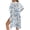 Blue Tree, variant on Leopard Grunge Cow Print Womens Swimsuit Cover Up Summer Cardigans Open Front Beach Kimono Coverup Half Sleeve Beachwear Comfy Casual Outfits Resort Wear