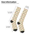 thumbnail image 4 of Haiem Dachshund Dog Socks, Funny Novelty Crazy Design Cotton Socks Sports Socks Knee High Socks For Men, Women,1Pairs - Gift For Working Friends, 4 of 8