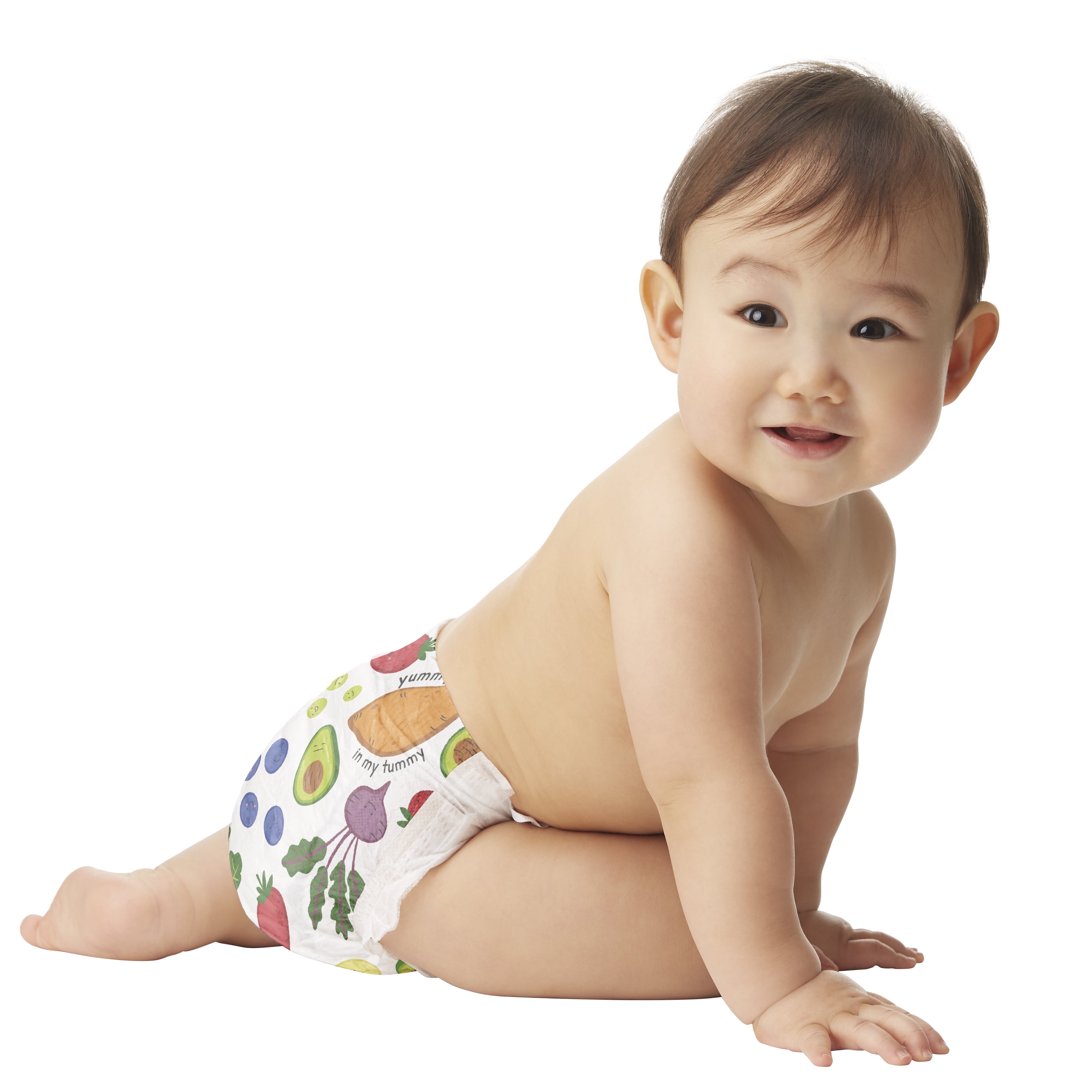 The Honest Company Clean Conscious Disposable Baby Diapers So Bananas and So Delish Prints Size 5 (27+ lbs) 76 Count