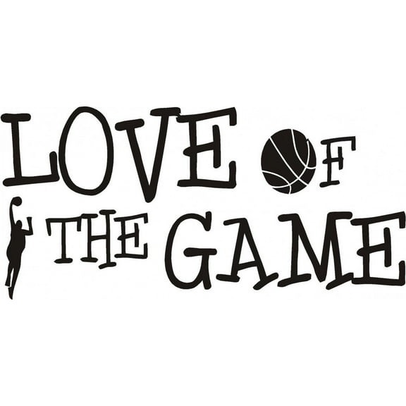 Wall Design Pieces The Love Of The Game 8 X 20"