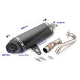 thumbnail image 3 of Motorcycle Exhaust Pipe Muffler Modified Middle Link Pipe Connect Slip On For Yamaha Xmax 250 300 2017-2023, 3 of 4