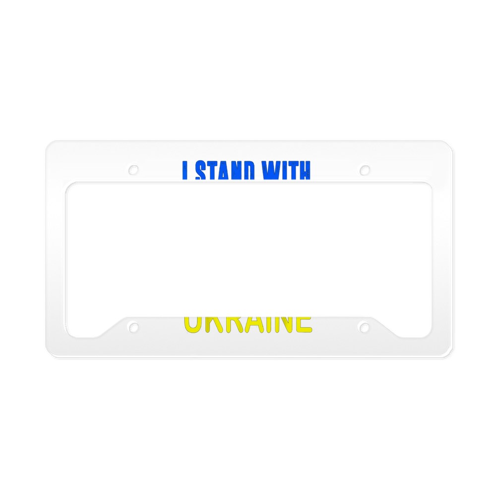 CafePress - Ukrainian Lover I Sta - Aluminum License Plate Frame, License Tag Holder