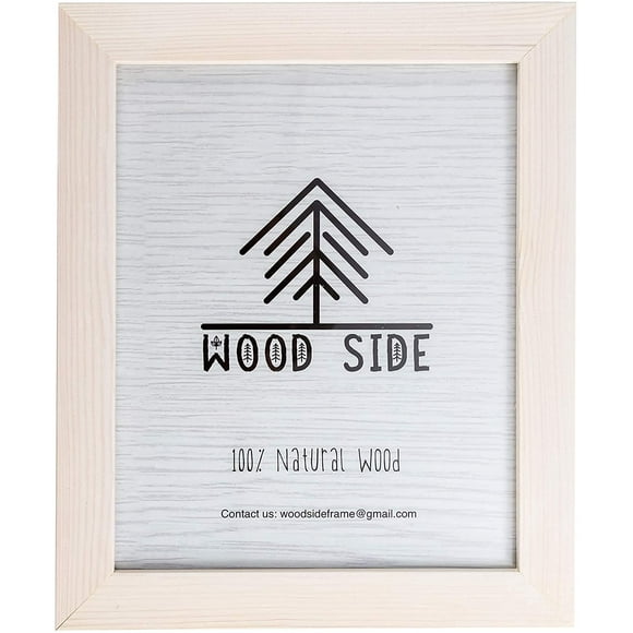 Rustic Wooden Poster Picture Frame 12x16 - Natural Solid Eco Distressed Wood for Wall Mounting Photo Frame - Brown Wenge