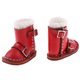 thumbnail image 5 of Muñecas de de Botas Rojas con Hebilla de material cuero PU para de Muñeca Fanmusic Muñecas, 5 of 6