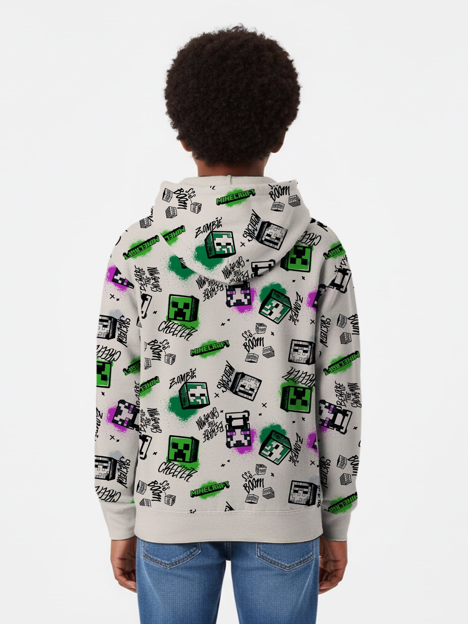 Minecraft, Boys' & Big Boys' Graphic Hoodie, Sizes 4-18