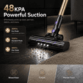 thumbnail image 6 of Prettycare Cordless Vacuum Cleaner, 48KPA 530W, 8*2600mAh 55mins Runtime 9 in 1 Stick Vacuum for Home Pet Hair Carpet Wood Floor, 6 of 10