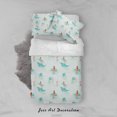thumbnail image 2 of 3D Cartoon Dolphin Surfing Girl Quilt Cover Set Bedding Set Duvet Cover, 2 of 3