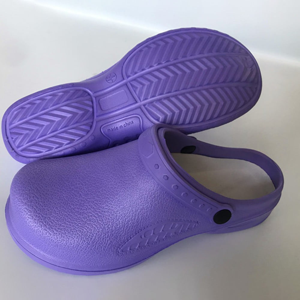 New Mens Chef Shoes Slippers Sandal Clogsr Safety Kitchen Non-Slip Comfort Noo 