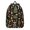 Mushroom and Moth, variant on Mushroom and Moth Black Pattern Backpack for School, Cute School Bag with Adjustable Shoulder Straps and Padded Back, 15.7"x11.8"x5.5"