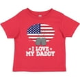 thumbnail image 3 of Inktastic I Love my Daddy Military Son Daughter Boys or Girls Toddler T-Shirt, 3 of 5