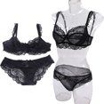thumbnail image 3 of Conjunto de sujetador de encaje ropa interior de encaje de mujer conjunto de sujetador de mujer conjunto de ropa interior de mujer Sujetador de encaje de mujer bragas ultra ANGGREK Otros, 3 of 8