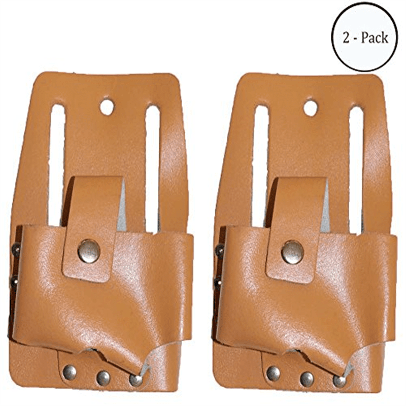 Measuring Tape Leather Belt Holder, 8" x 5" ( Pack of 2 Pcs