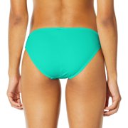 La Blanca Women's Island Goddess Solid Hipster Bikini Bottom Swimwear, Sea Green, 12