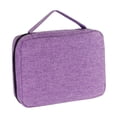 thumbnail image 4 of TISHITA Watch Band Case Business Travel Use Compact Handbag Watch Band Organizer Bag Violet, 4 of 8