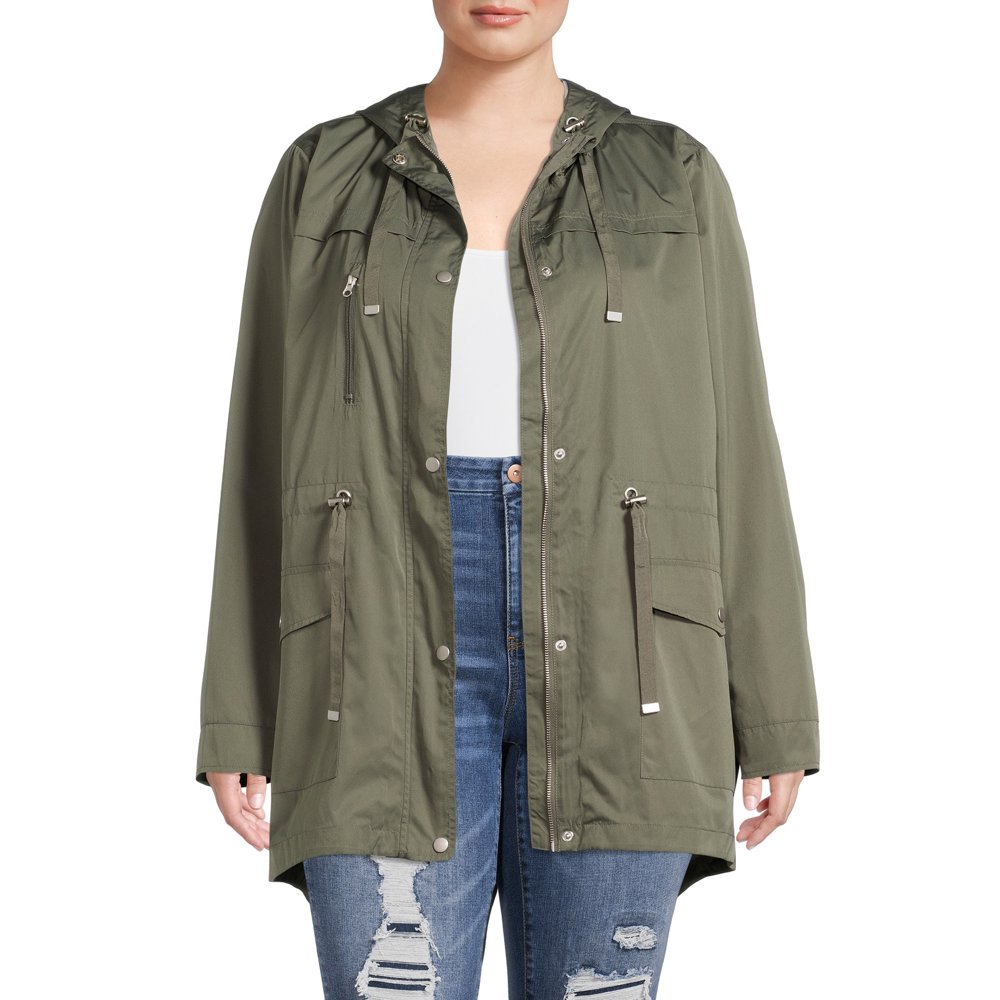Time and Tru Time and True Women's Lightweight Anorak Jacket