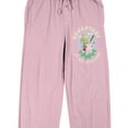 thumbnail image 2 of Minecraft Alex Riding Pig Women's Pink Sleep Pajama Pants - Large, 2 of 6