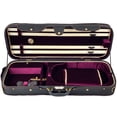 thumbnail image 1 of D'Luca Deluxe Oblong Heavy-Duty Viola Case With Hydrometer Fits 15” to 16.5”, Black-Red, 1 of 7