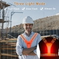 thumbnail image 2 of Elastic LED Reflective Vest High Visibility Light Running Vest for Runners Walkers Cyclists, 2 of 6